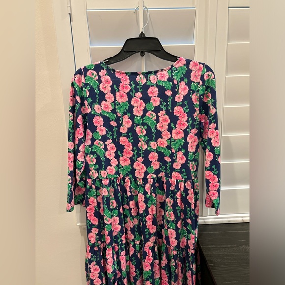 Lilly Pulitzer Geanna Dress in Oyster Bay Navy Devine Size Medium - Picture 12 of 13